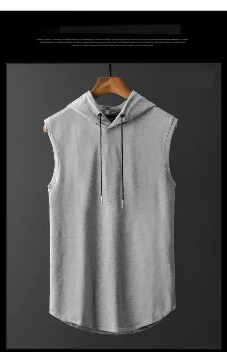 Official One Piece Luffy Gear 5 Hooded Tank Top – Premium "Sun God Nika" Gym Vest
