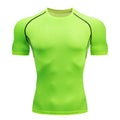 Men's "Dark Knight" Compression Shirt – Premium Bat-Graphic Athletic Tee for Gym & Running