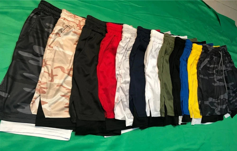 Official Hunter x Hunter 2-in-1 Performance Shorts – Premium Anime Gym Bilayer Shorts