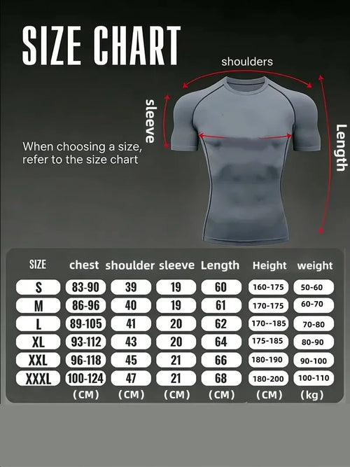 Men's "Anime Aesthetic" Compression Tee – Quick-Dry Summer Gym & Fitness Top