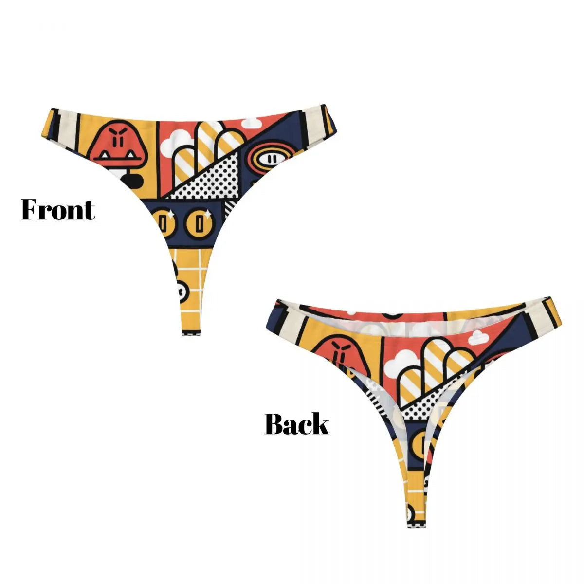 Official Super Mario Bros. Women's G-String – Premium Retro Gaming Novelty Thong